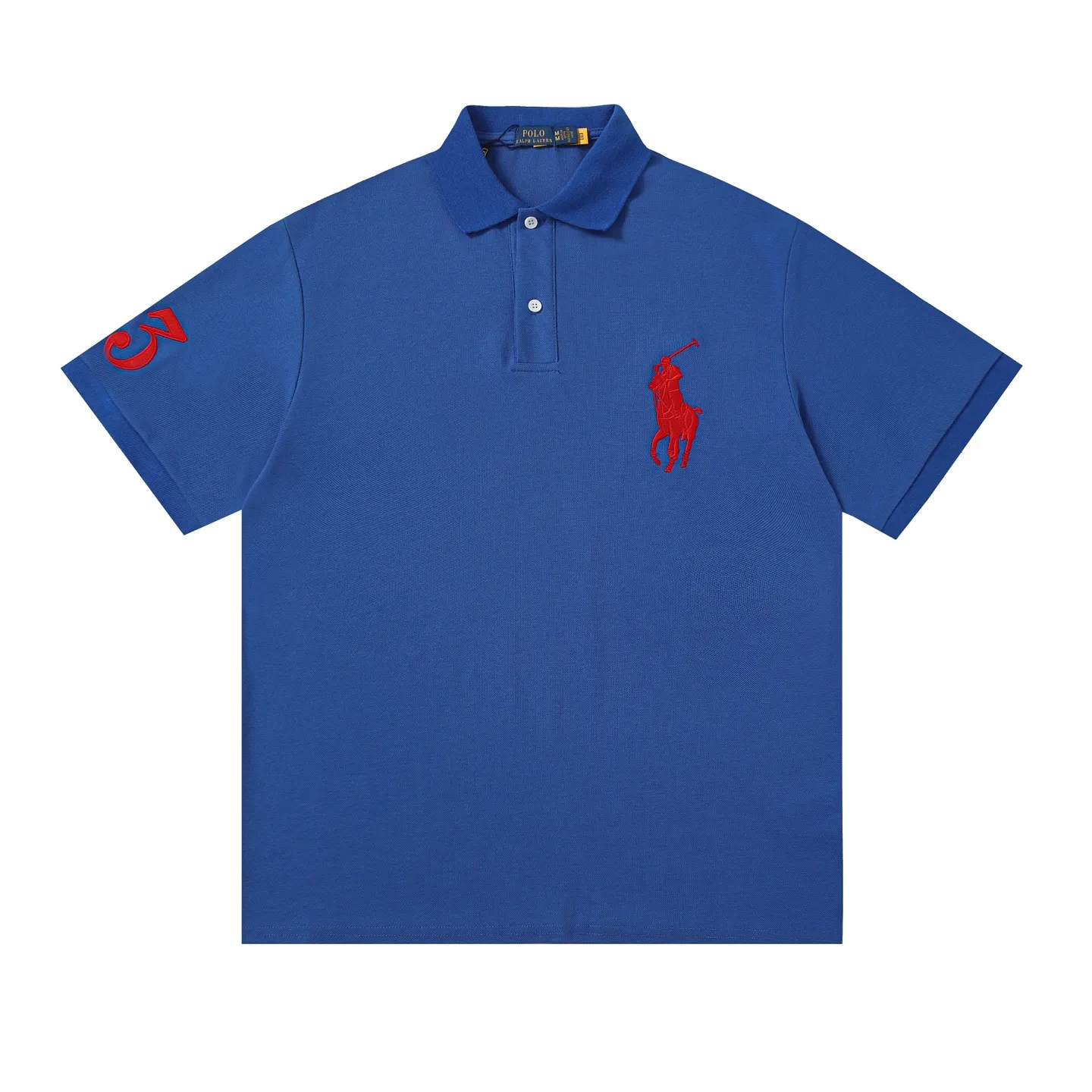 P150 Style No.: A012 [Ralph Lauren Classic Logo Embroidered Polo Shirt] ✅250g fine cotton pique fabric, custom-woven and dyed threads ✅Original stickers Scan the QR code to enter the official website ✅Large version, loose and stylish, can wear up to 210 pounds Color: Black White Navy Blue Sky Blue Dark Gray Floral Gray Size: S-XL
